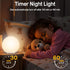Dimming 7 30/60 Baby Night Light, Rechargeable Touch Control Night Light with Stepless & RGB Color Change, Soft
