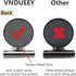 VNDUEEY 20 Pack Fridge Magnets, Strong Magnetic Clips for Refrigerator, Heavy Duty Paper Clips for Home, School, Office