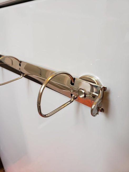 Louie Loose Leaf Magnetic Hanging 3-Ring for Helpful Organization on Refrigerators, File Cabinets, Industrial Racking and Many Other uses. (1 1/2" Capacity, D-Ring) by Nancy Nikko