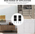 4pcs INOOMP Zinc Alloy Solid Multipurpose Cabinet Drawer Knobs Single Hole Handles for Wardrobe Kitchen Cabinets