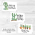 Hadley Designs 24 Cactus Thank You Cards with Envelopes, Bulk Housewarming, Wedding, Kids, Baby Shower, Graduation Notes