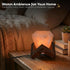 Generic Dimmer, Himalayan Salt Lamp Diamond Shape Hand-Carved Pink Rock Salt Light with Warm Mood Lighting for Bedroom