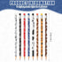 Teling 32 Pcs Western Cowboy Cowgirl Pencils for Kids Cowboy Party Favors Fun Cowboy Theme Decorative Pencils Wood Pencil with Eraser Supplies for Students Classroom School Party Favor, 8 Styles by Teling