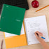 Five Star Spiral Notebook, 5 Subject, 200 Sheets, Wide Ruled, Water Resistant Cover, 8" x 10-1/2", Green