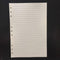 Chris.W 80 Sheets B5 Size Lined 9-Holes Traveler's Notebook Planner Filler Papers - Beige Color