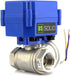 Motorized Ball Valve, 1/2" Stainless Steel Electrical Ball Valve, Full Port, 9-24V AC/DC Setup by U.S. Solid