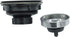 Basket Strainer 4 Inch Kitchen Sink Steel Drain with ABS Base for American Standard Kitchen Sink