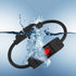 Weewooday 3 Prong Outdoor Extension Cord with Waterproof Switch, 1.5 ft, 1875W Heavy Duty 14/3 SJT Cable