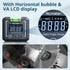 0-360 Digital Angle Finder Level, Magnetic Electronic Gauge Inclinometer Protractor Tool with Bubble Level and
