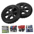 2pcs PRETYZOOM Supermarket Shopping Cart Replacement Wheels Rolling Grocery Cart Wheels