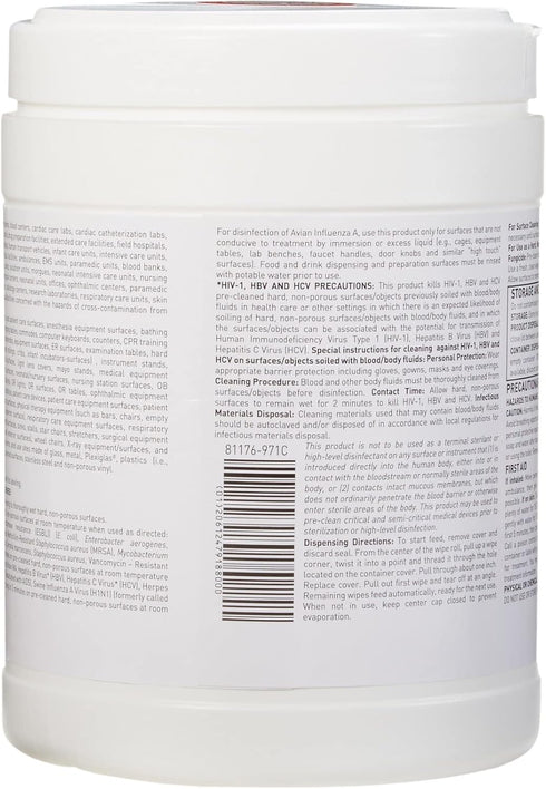 McKesson Germicidal Wipes - Alcohol Disinfecting Wipes, Hospital Grade Multi-Surface Wipes, 160 Wipes, 1 Pack