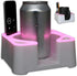MugBrick Glowing Portable Silicone Cup Holder for Bed, Couch, Nightstand. Dishwasher Safe,