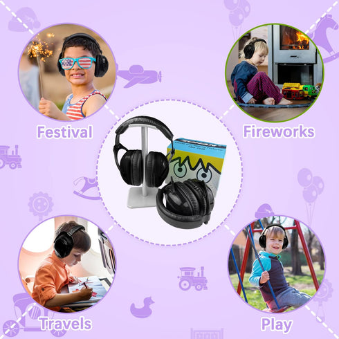 2 Pack,Kids ZOHAN Kids Ear Protection Noise Canceling Headphone for Concerts, Monster Truck, Fireworks
