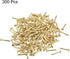 uxcell Small Tiny Nails 1.2x10mm (DxL) for Wooden DIY Decorative Pictures, Brass Tone, 300pcs
