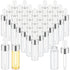 100 Pcs Mini Clear Glass Dropper Bottles Bulk with Cap for Essential Oil Tincture Sample Containers Perfume Liquid (5