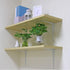 Wideskall 3" 4" inch Pack 20 Metal x Wall Corner Angle Shelving Shelf Brackets, White
