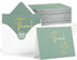 VNS Creations Gold Foil Thank You Cards With Envelopes Bulk Set &