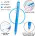 Vanstek 18 Colors Retractable Erasable Gel Pens, Fine Point (0.7) for Drawing Writing Planner Crossword Puzzles