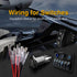 30Pcs Female Spade Crimp Terminals, 2.8mm/4.8mm/6.3mm, Red/Black 18AWG Wires for Automotive and Electrical Use