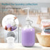 2 Pack 64 Oz Laundry Detergent Dispenser with Pump and Lid, Glass Bottles for Laundry Room Organization and Storage