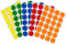 ChromaLabel 3/4 Inch Circle Stickers – Removable Dot Labels, Round Colored Stickers for Arts and Crafts, 1200 Pieces