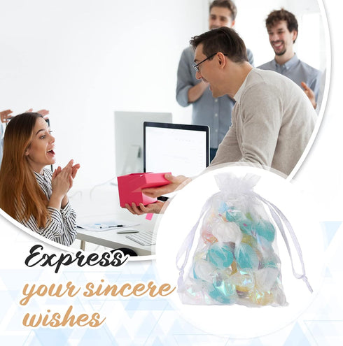 72 Yinkin Pcs Employee Appreciation Gifts Bulk Thank You Coworker Keychain Gifts with Organza Bags and Thank You