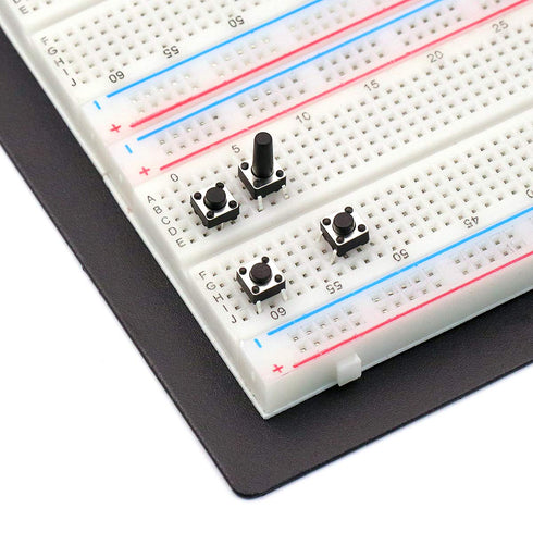 250pcs Tactile Push Button Switch SMD Micro Momentary Tact Switch Assortment Kit, 25 Values