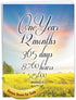 NobleWorks 1 Year Anniversary Recovery Jumbo Greeting Card, Encouragement Notecard for Milestone Sobriety Support