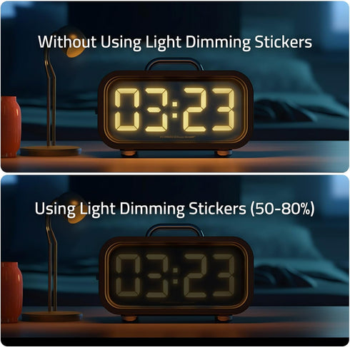 Dimming Stickers,2 Black,50% Dimming Lights(Cut-50% Dimming JIEHENG Light Stickers,LED Cover Sheets White and of LED