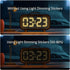 Dimming Stickers,2 Black,50% Dimming Lights(Cut-50% Dimming JIEHENG Light Stickers,LED Cover Sheets White and of LED