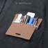 diodrio Pocket Protector Leather Pen Pouch Holder - Organizer for Shirts, Lab Coats, Holds 5 Pens, 2 Per Pack