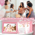 50 Pack 4 6 Inch Baby Shower Thank You Cards with Envelopes Stickers - Cute Bear Baby Shower Cards - Baby Girl/Baby Boy