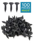 100pcs #6 x 5/8" Flat Head Phillips Drywall Screws, Fine Thread Sharp Point Wood Screw, Carbon Steel 1022A