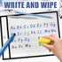 9x12, 50 Pack 8.5 11 Heavy Duty Dry Erase Pockets Job Ticket Holders Plastic Paper Sleeves Sheet Protectors x Clear