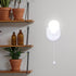 2Pcs Bulb Uonlytech Wire LED Cabinet Lamp Night Light Wall Pull Rope Battery Operated Self Adhesive Wall Mount Light