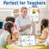 Grtard Magnetic Dry Erase Board with Stand, 12''x8'' Dry Erase White Boards, Portable Double-Sided Easel for Kids