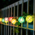 Fairy - Lantern String Lights Waterproof Connectable Hanging Light Plug in Multicolor-Decorative for Patio Wedding Party Bedroom Indoor Outdoor Use,Black Cord,9.84FT by Vigdur