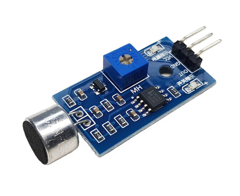 ESP32 ESP8266 3.3V 5V 2 Sound Sensor Sound Detector Module for Arduino Raspberry Pi Microcontroller Projects Compatible