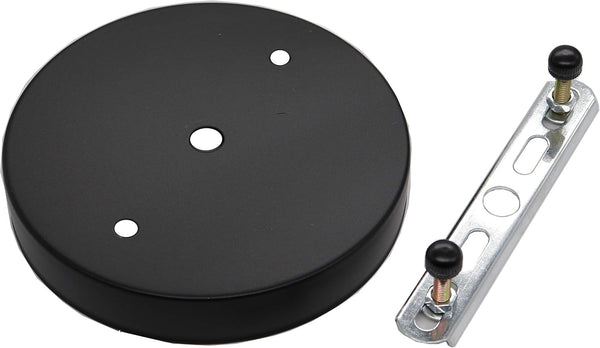 binifiMux 1-Pack 5.9" 150mm Width Black Lamp Holder Ceiling Canopy Kit Ceiling