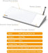 SELEAD Desktop Glass Whiteboard with Wireless Charger Station & Built-in Mirror, Dry Erase Board, White