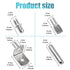 Veiwonat 145 4 5mm 1/4inch (104) Pcs Shelf Pins Kit, Upgraded Shelf Pins Styles, & Nickel Shelf Support Pegs, Cabinet