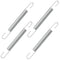 DZBQ 4 Pack 4 Inch 540183#61 Mechanical Extension Springs with Hook Ends, Steel