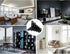 12 1" 0.6" 1" MY MIRONEY Pcs Shelf Bracket Black L Brackets Stainless Steel L Corner Brace x x Angle Wall Hanging
