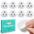 KornaDoz 8 PCS Self Adhesive Caster Wheels, 360 Swivel Mini Casters for Small