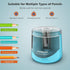 Electric Pencil Sharpeners, Battery Powered for Colored Pencils, High-Speed Operated Automatic & Manual Pencil Sharpener for Kids, Home School (blue1) by Zuukoo