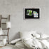 Black Felt Bulletin Board with Wood Frame, Vision Board for Office Home Kitchen and School with Pins, Screws, Anchors
