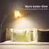 Bulb, 60-Watt Bulb 4 Count Himalayan Glow LED Light Patent Design Equivalent, Warm Amber Glow, Salt Light