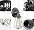 Vintage Wall Lamp Adjustable Rustic Retro Wire Cage Wall Light Industrial Style Indoor Lighting Fixture ;Moonkist