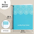 Blue Monthly Budget Planner, Bill Organizer with 24 Pockets for Receipts, Home Expense Tracker (8x10 In)