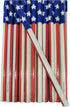 Vintage Look American US Flag #2 Lead Wooden 7.5" Pencils (Patriotic USA), Party Favor Stationery, 36